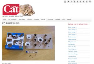IKEA hack-DIY Food Puzzle for Cats! - Fundamentally Feline